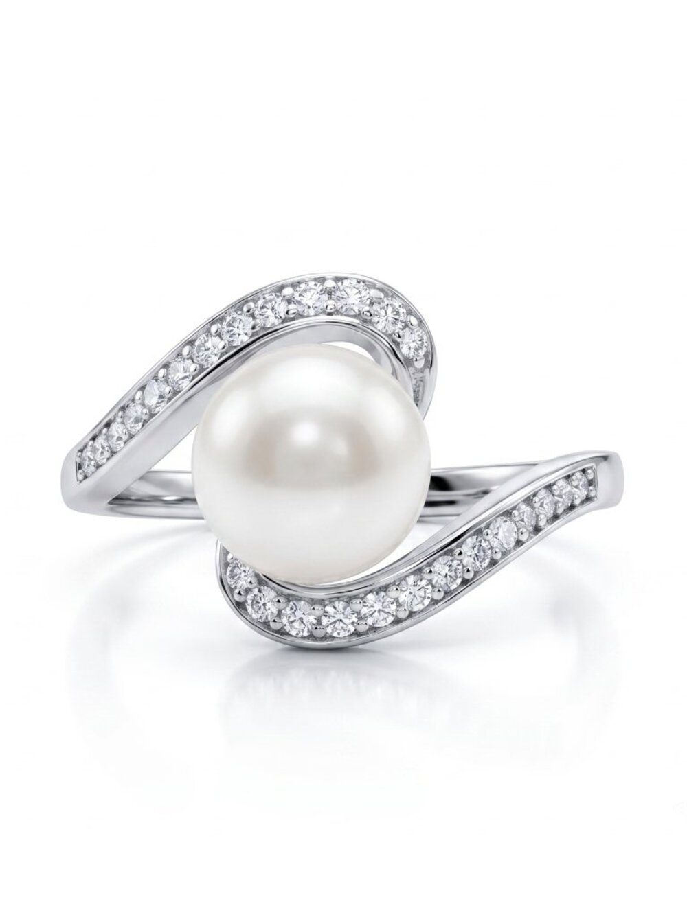 Pearl Ring, 925 Sterling Silver Charmed Aroma 2017 - Picture 5 of 5